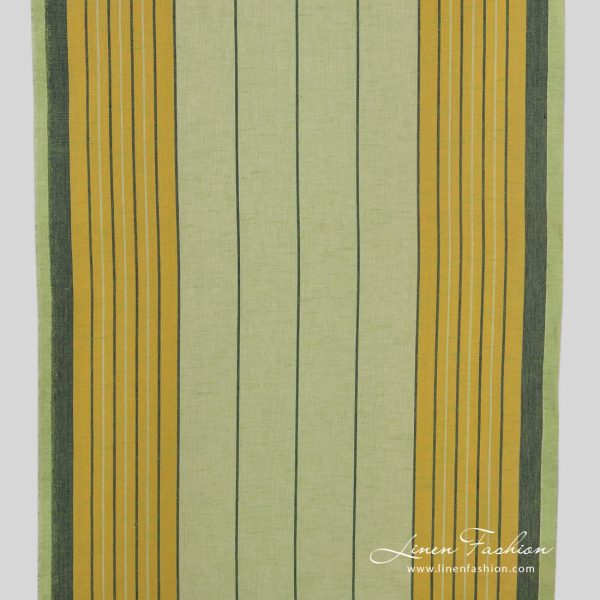 Greenish linen fabric