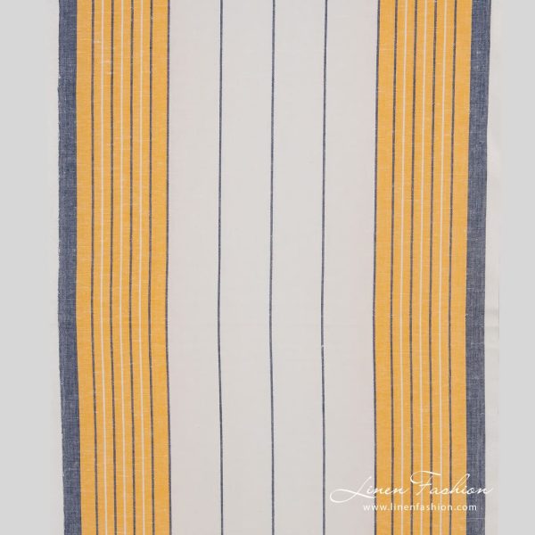 White linen cotton fabric