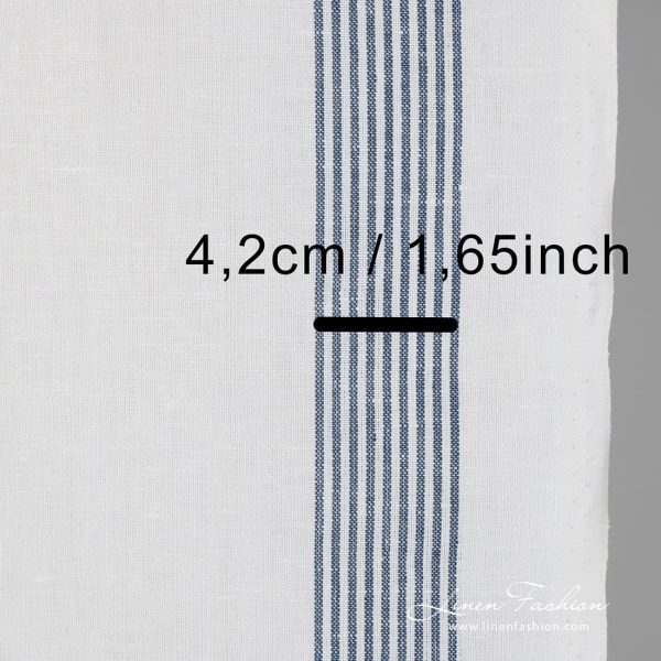 Bright white coloured linen cotton fabric.