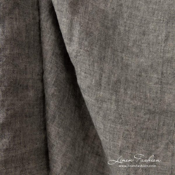 anthracite linen, width 145cm.