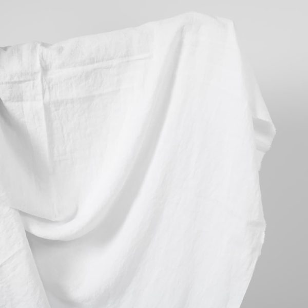 optic white washed linen fabric