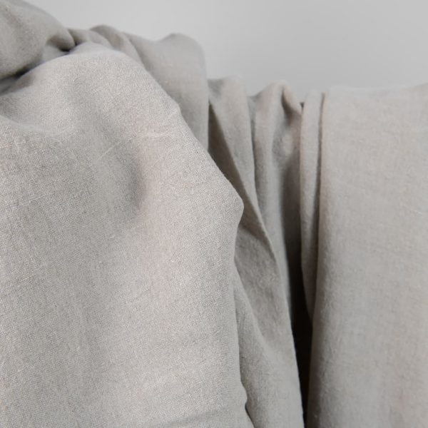 natural linen wide fabeic, washed, not dyed