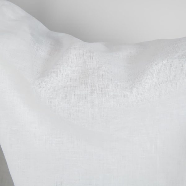 Off-white linen fabric product photo