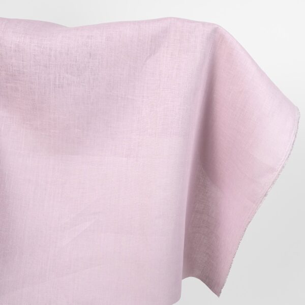 linen pink fabric