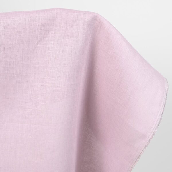 linen pink fabric, not washed