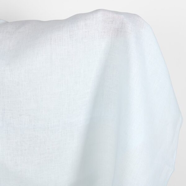 Linen fabric in illusion blue colour
