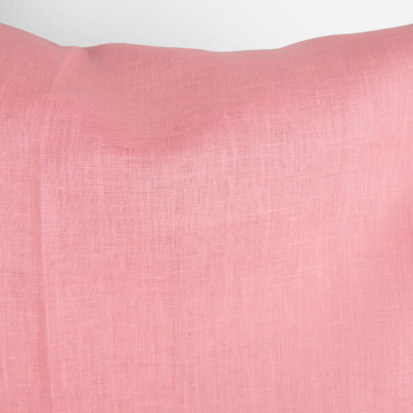 Linen fabric bright pink, pure linen