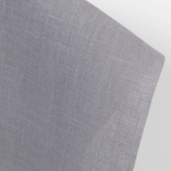 Linen fabric violet-grey, unwashed