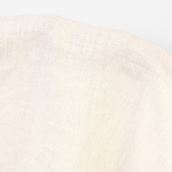 Linen fabric plain vanilla, washed, pure linen fabric