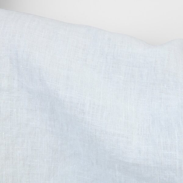Linen fabric in illusion blue colour, washed, 145cm width