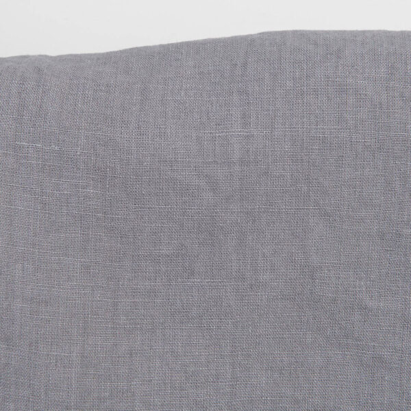 Linen fabric violet-grey, washed, plain weave