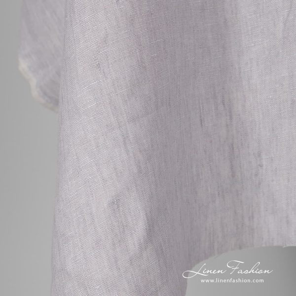 100% linen fabric in ash lilac colour.