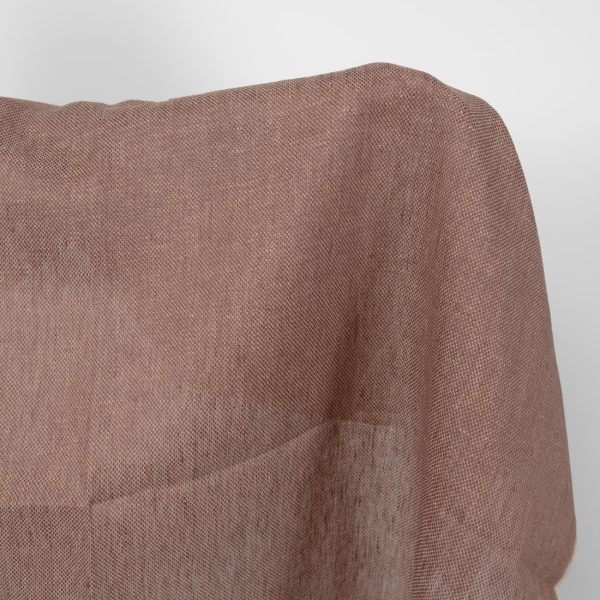 linen brown rhombus fabric, not washed.