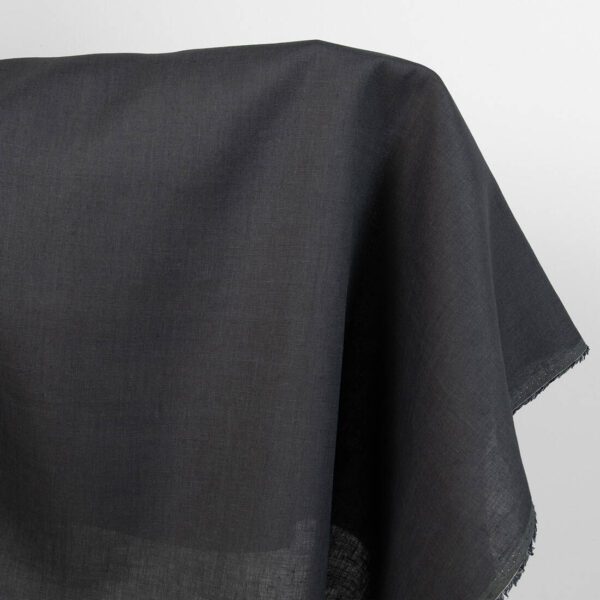 dark grey linen fabric