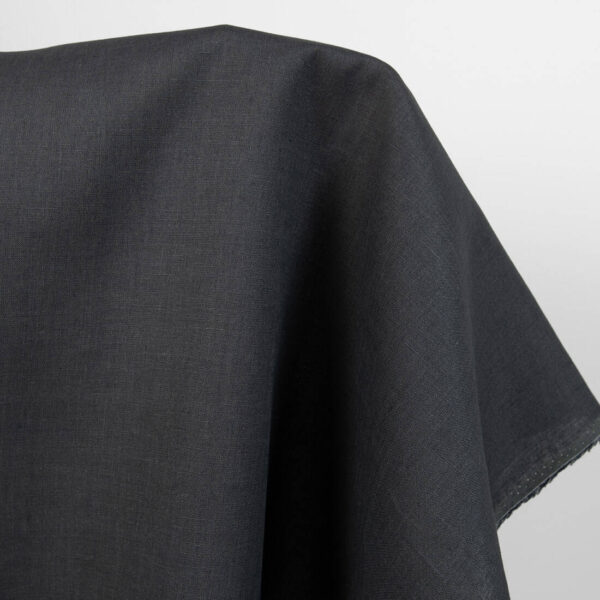 dark grey linen fabric, not washed