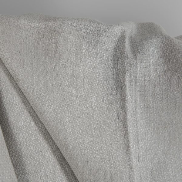 Beige linen fabric in a diamond pattern product photo
