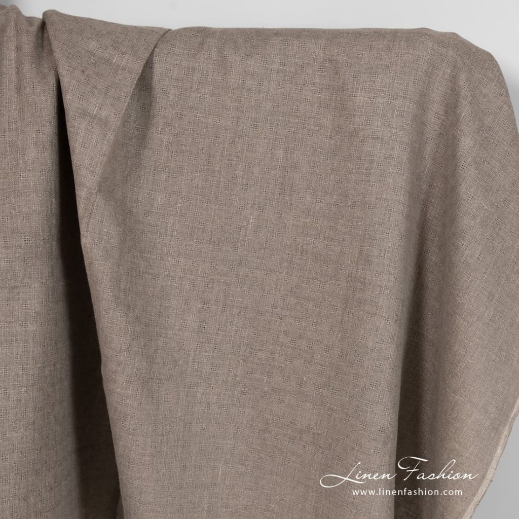 Undyed linen fabric