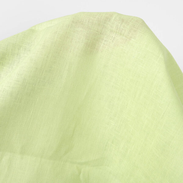 Linen fabric pale green, 150cm width