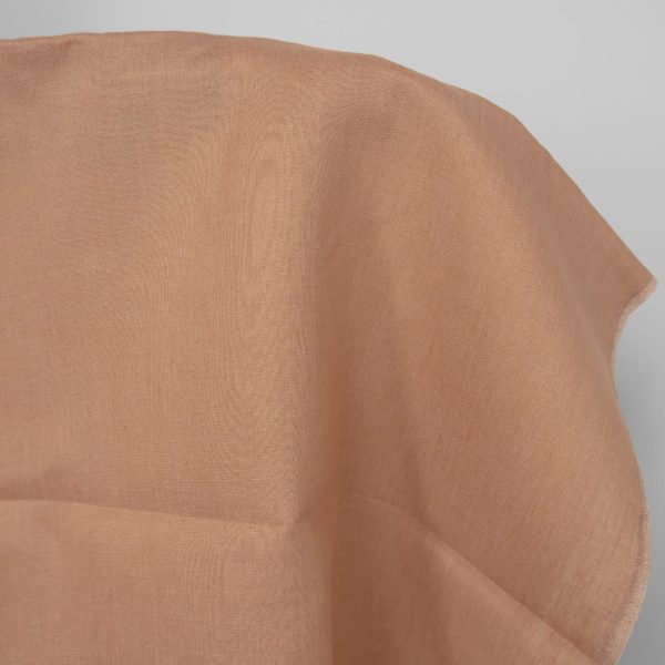 Linen fabric light clay colour product photo