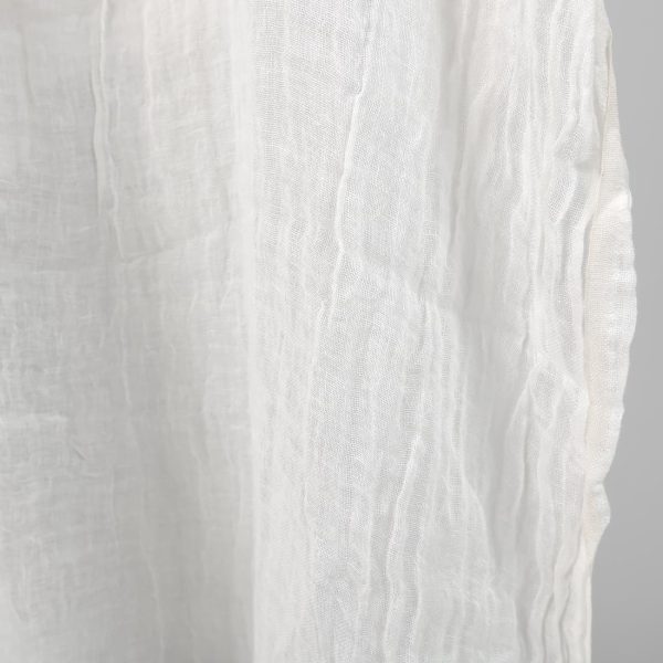 Off-White Transparent Linen Fabric, 150cm