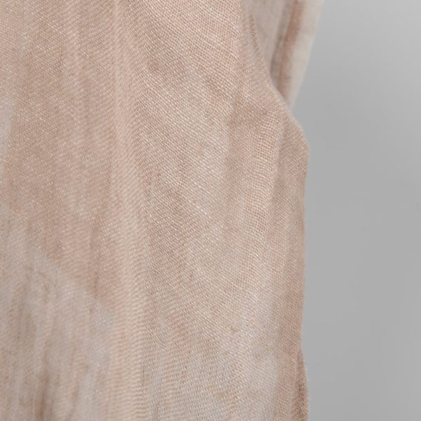 powder gauze linen washed fabric for curtains