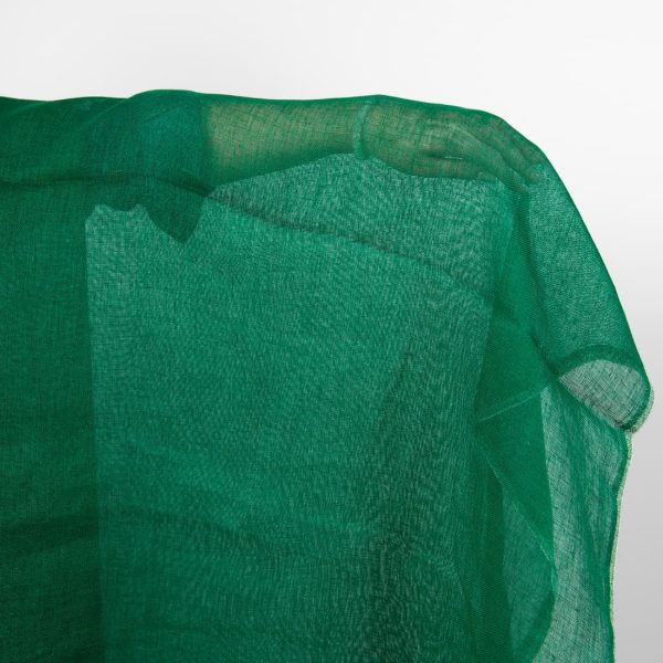deep green linen fabric
