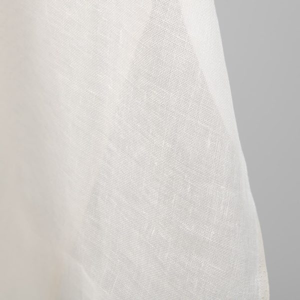 linen off white gauze fabric, creamy