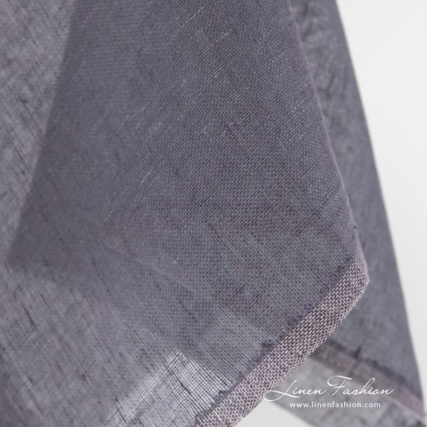 Dusty plum 100% linen fabric.