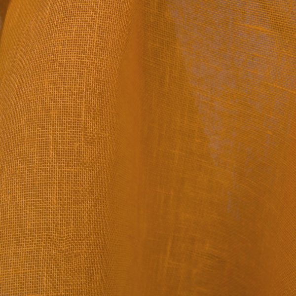 Gauze orange linen fabric