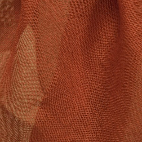 Gauze red linen fabric