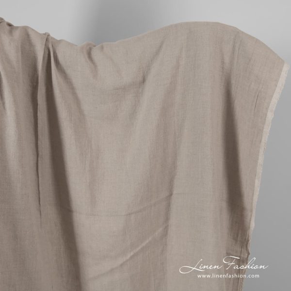 Natural linen color fabric