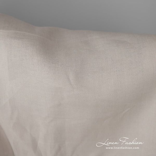 Wide linen fabric yellowish brown colour 280cm