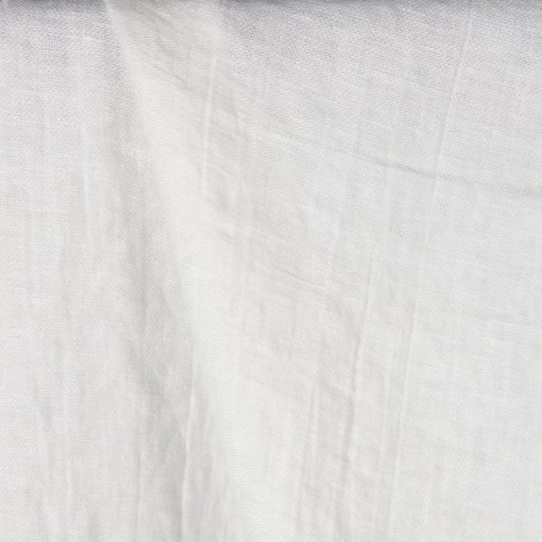 オフホワイト リネン生地 ウォッシュ加工