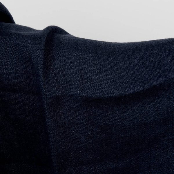 Washed satin linen fabric, pure linen
