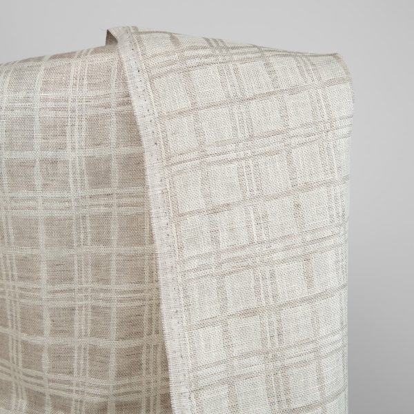 linen jacquard fabric squares double sided