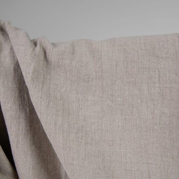 Washed heavy linen fabric natural colour 140cm