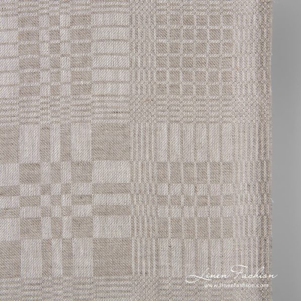 Grey linen fabric, perfect for towels, kitchen textile