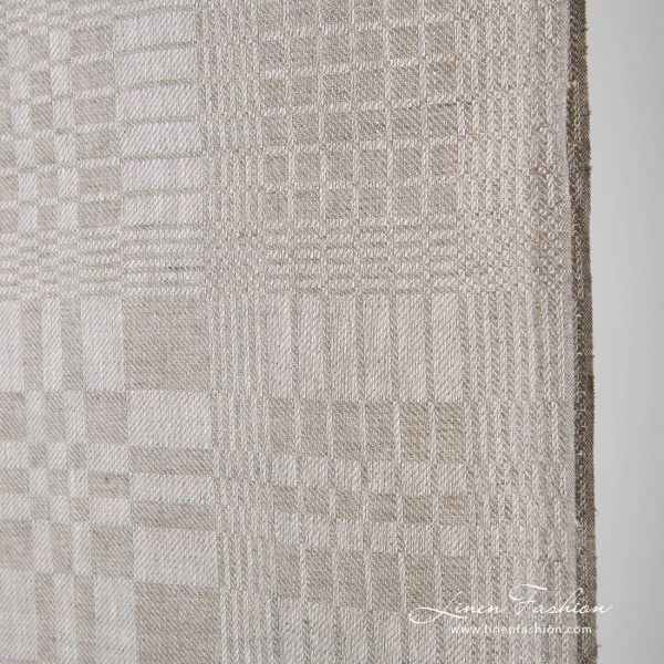 Natural linen color fabric