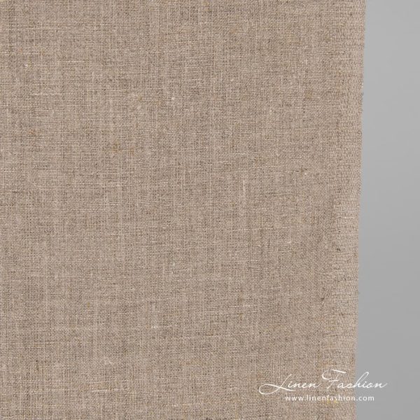 Linen fabric in natural colour.
