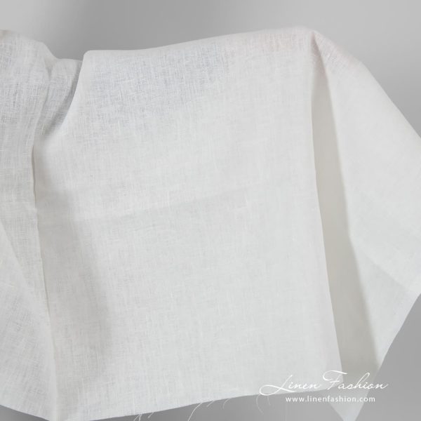 Off-white linen fabric
