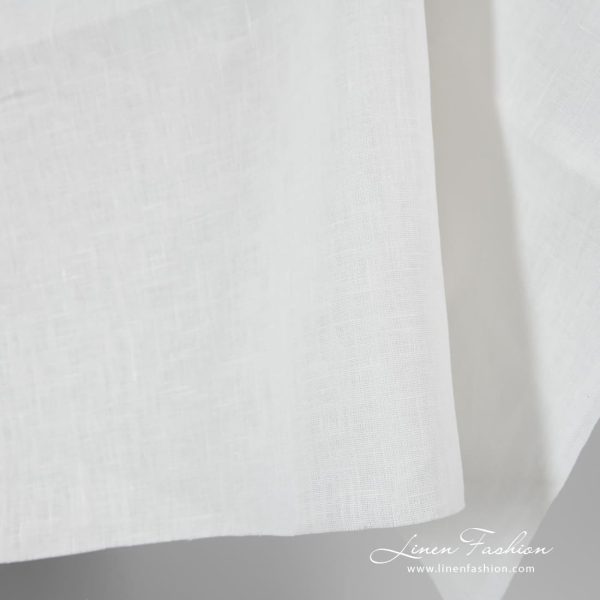 Off-white linen fabric, perfect for clothes and home textile