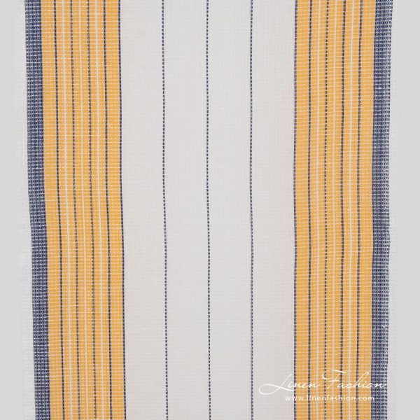 Linen cotton fabric in waffle pattern