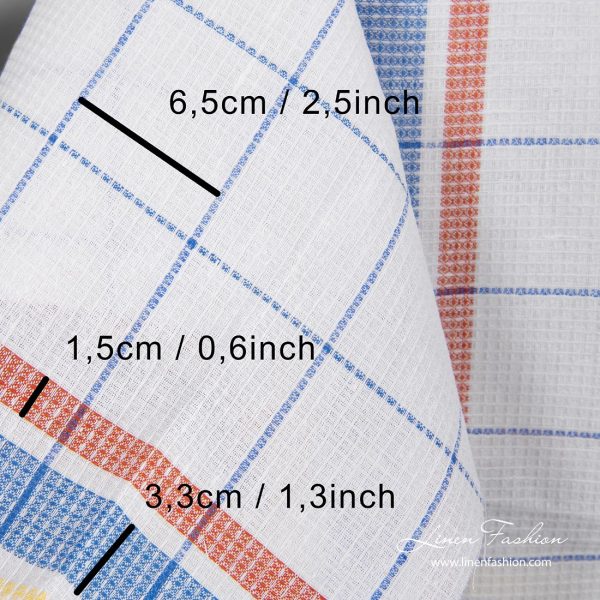Linen toweling fabric | checks & stripes