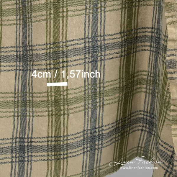 Linen cotton fabric, perfect for clothes and home textile