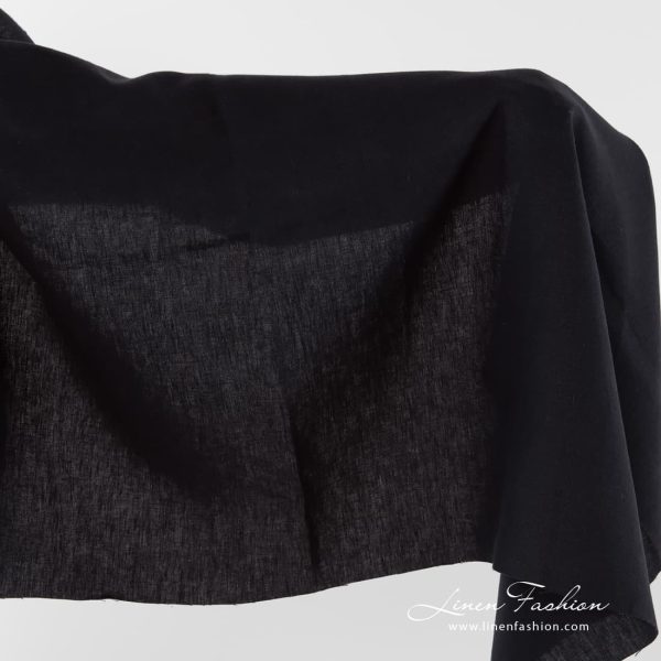Linen navy fabric.