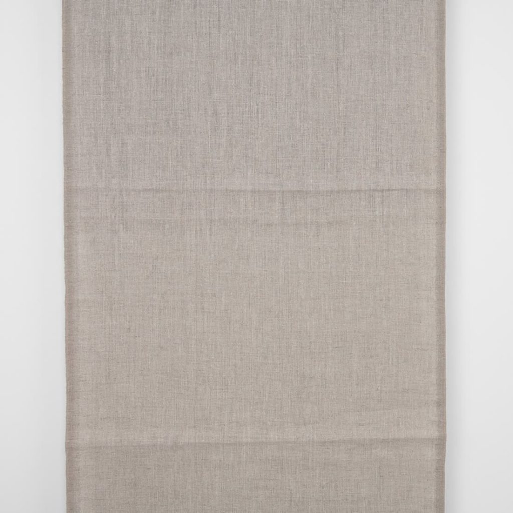 Natural linen fabric, narrow width