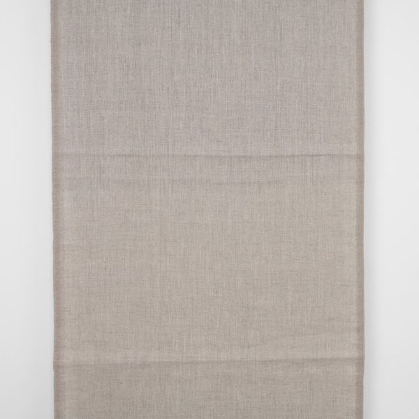 Natural linen fabric, narrow width