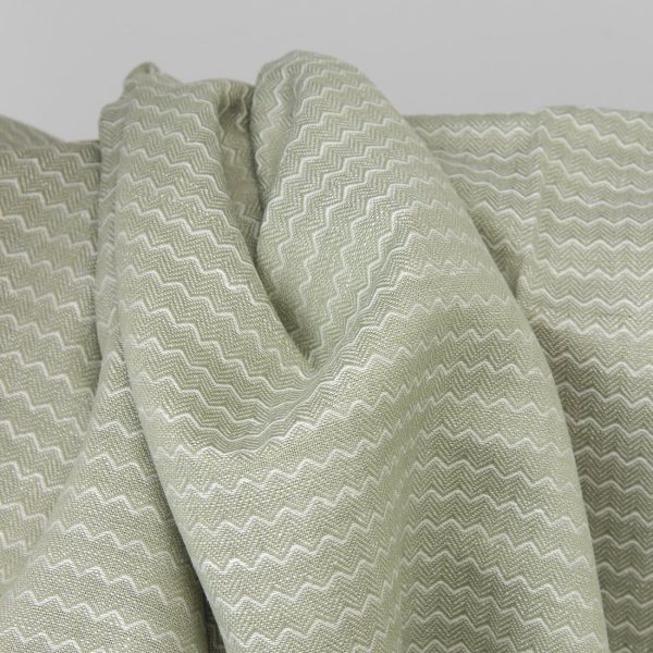 Light green linen cotton fabric