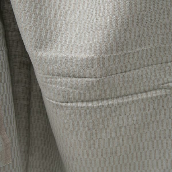 Blue and grey patterned linen cotton fabric texture