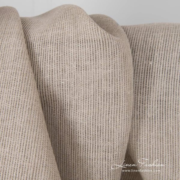 Linen fabric natural flax.